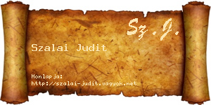 Szalai Judit névjegykártya